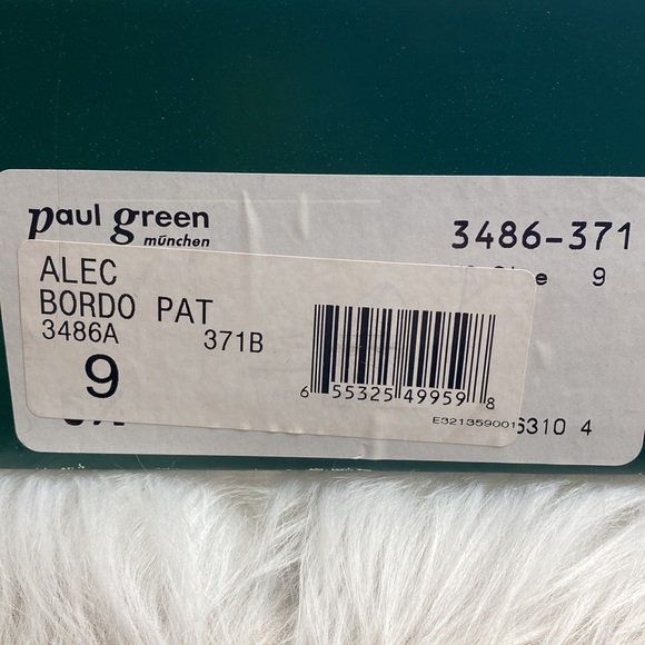 Paul Green Patent Leather Mary Jane Heel Square Toe Bow Sz 9 “Alec" EUC - Picture 9 of 10